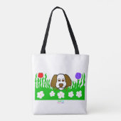 Pup N Play All-Over-Print Canvas tas (Achterkant)