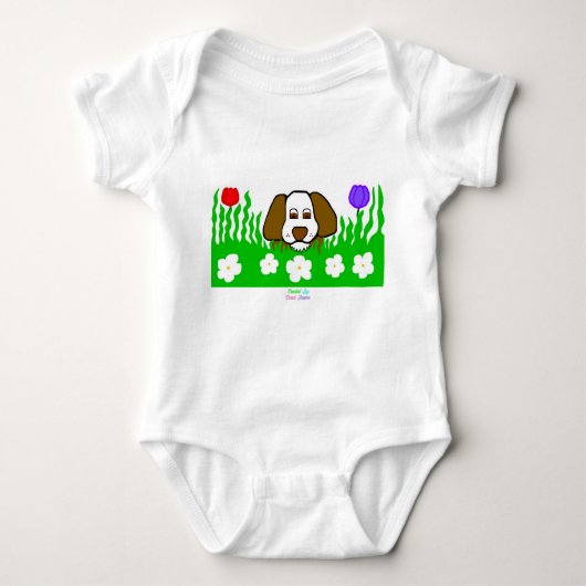 Pup N Play Baby Jersey Bodysuit (Voorkant)