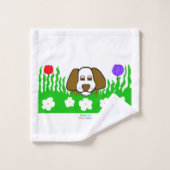Pup N Play Badkamer Handdoek Set (Wasdoekje)