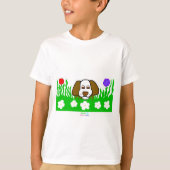 Pup N Play Boys Wit Basic T Shirt (Voorkant)
