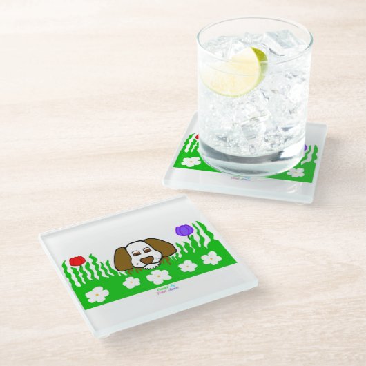 Pup N Play Glass Onderzetter (Schuin)