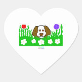 Pup N Play Heart Sticker (Voorkant)