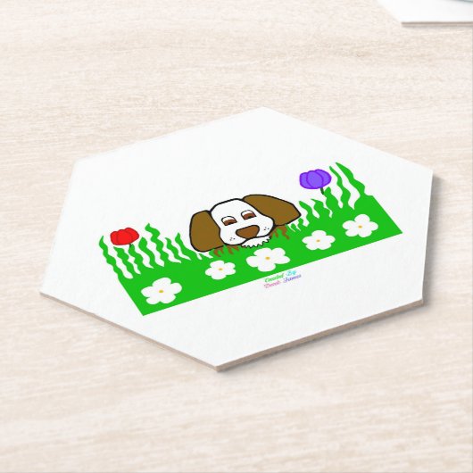 Pup N Play Hexagon Papier Onderzetter (Schuin)