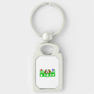 Pup N Play Rechthoek Metal Sleutelhanger