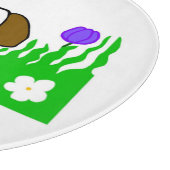 Pup N Play Ronde Glas Snijplank 30,4 cm (Hoek)