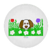 Pup N Play Ronde Glas Snijplank 30,4 cm (Voorkant)