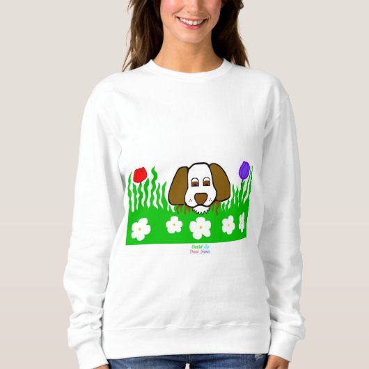 Pup N Play Sweatshirt voor dames (Voorkant)