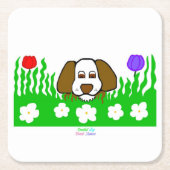 Pup N Play Vierkant Papier Onderzetter (Voorkant)