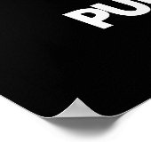 Pup Noodles Funny Cup Noodles Pun Dark BG Poster (Hoek)