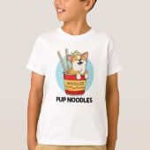 Pup Noodles Funny Cup Noodles Pun T-shirt (Voorkant)
