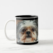 PUP OP EEN CUP Lhasa Apso Speelgoed Dog Gift Mok (Links)