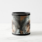 PUP OP EEN CUP Lhasa Apso Speelgoed Dog Gift Mok (Center)