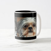 PUP OP EEN CUP Lhasa Apso Speelgoed Dog Gift Mok (Voorkant rechts)