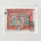 Pup op rue Malar, Parijs Briefkaart (Voorkant)