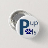 Pup Pal Square Button (Voorkant /achterkant)