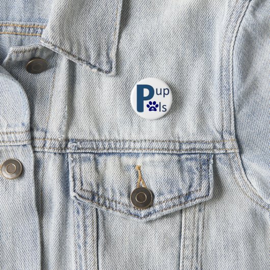 Pup Pal Square Button (In situ)