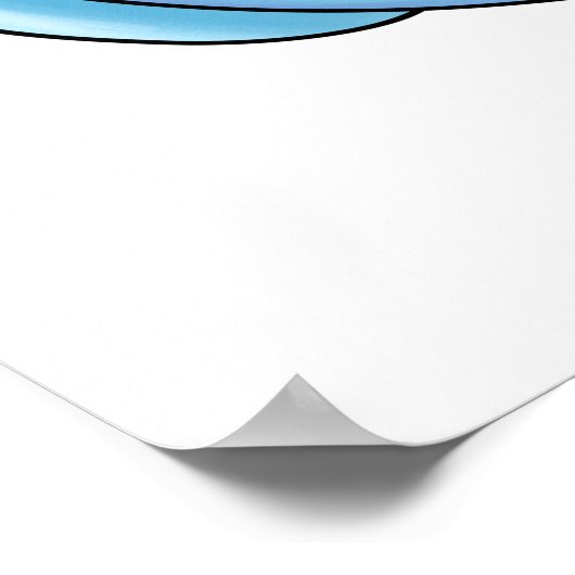 Pup-puccino Funny Dog Cappuccino Pun Poster (Hoek)