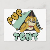 Pup Tent Camping Briefkaart (Voorkant)
