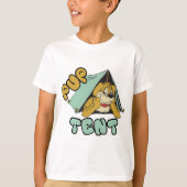 Pup Tent Camping T-shirt (Voorkant)