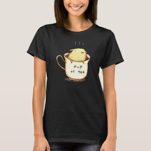 Pup van thee mooi theedesign t-shirt