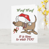 PUP WIST U EEN "ZEER MERRY CHRISTMAS" KAART (Gele Bloem)