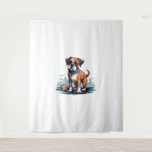 PupArt Design Boxer Briefs - Funny Dog Graphic Wandkleed (Voorkant)