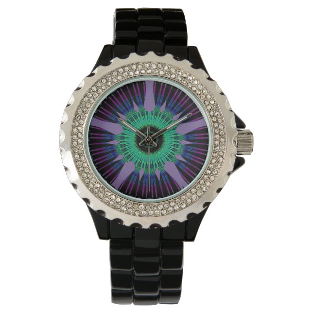 Pupil Eye Rhinestone Horloge van N.A. (Voorkant)