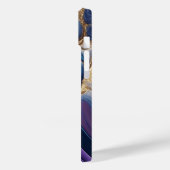 Puple Mable Roos Gold Naam Script Case-Mate iPhone Case (Achterkant / Links)