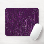 Puple Sculpter Flowers - Solid design Muismat (Met muis)
