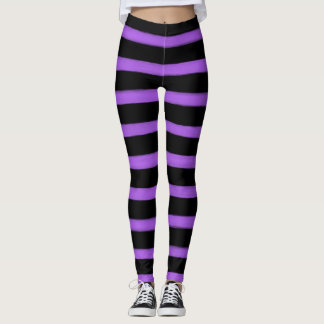 Puple strepen leggings