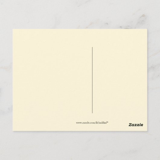  puplijnzaadje briefkaart (Achterkant)