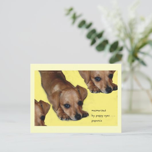 Pupnosis Haiku Art Briefkaart - Verzamelbaar Brief (Staand voorkant)