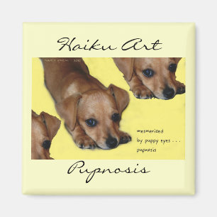 Pupnosis Haiku Art Magnet