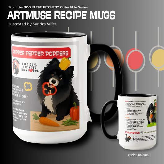 PUPPER PEPPER POPPERS Dog treats  Art Muse Recipe  Mok