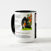 PUPPER PEPPER POPPERS Dog treats  Art Muse Recipe  Mok (Voorkant links)