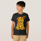 Pupperoni Pizza Love Funny Women Hondenliefhebber  T-shirt (Voorkant volledig)