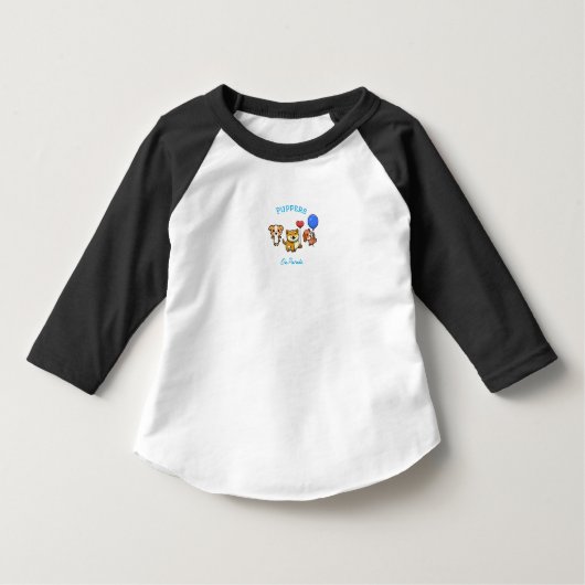 Puppers on Parade - Schattigee Schattige honden T-shirt (Voorkant)