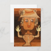 Puppet by Paul Klee Bedankkaart (Voorkant / Achterkant)