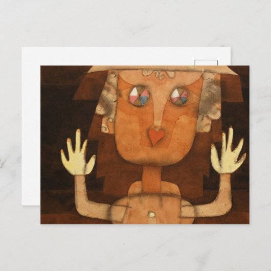 Puppet by Paul Klee Briefkaart (Voorkant / Achterkant)