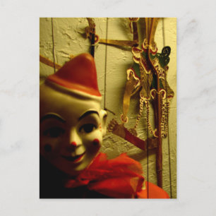 Puppet Face Briefkaart