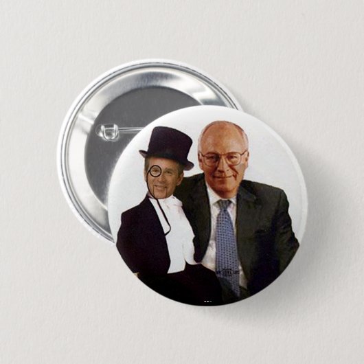 Puppet George W. jugate - Button (Voorkant /achterkant)