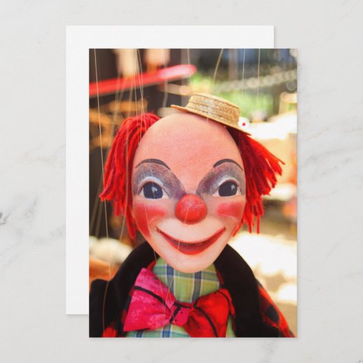 Puppet-kaart (Voorkant / Achterkant)