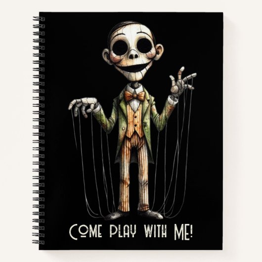Puppet - Kom met me spelen Notitieboek (Voorkant)