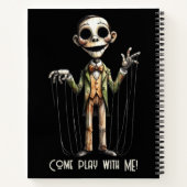 Puppet - Kom met me spelen Notitieboek (Achterkant)
