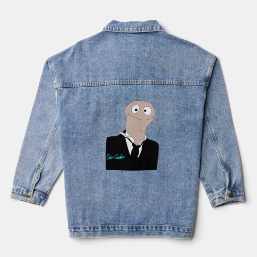 Puppet looking at you denim jacket (Achterkant)