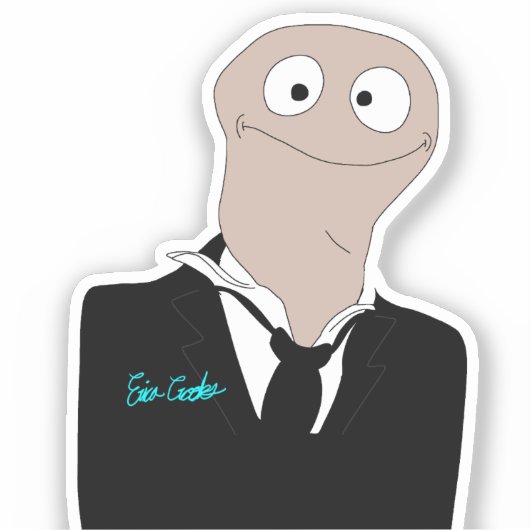 Puppet looking at you sticker (Voorkant)