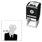 Puppet looking at you zelfinktende stempel (In situ)