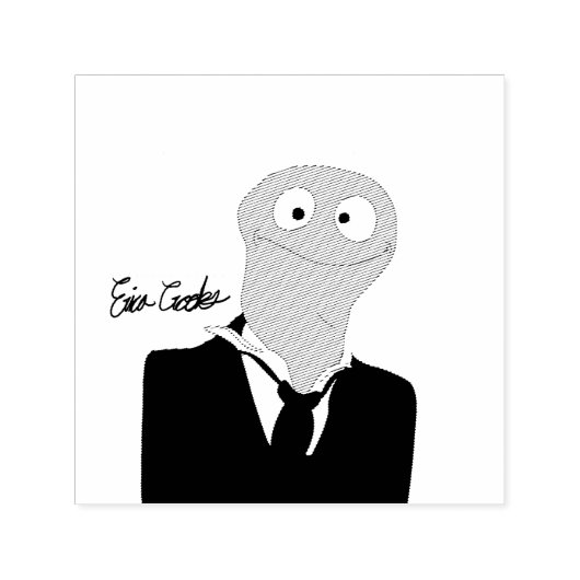 Puppet looking at you zelfinktende stempel (Design)