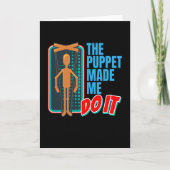 Puppet maakte me Puppeteer Kaart (Voorkant)