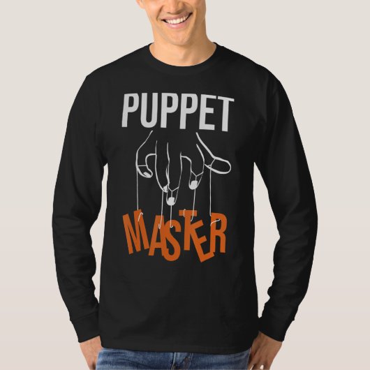 Puppet Master Ventriloquist Ventriloquism Puppetee T-shirt (Voorkant)